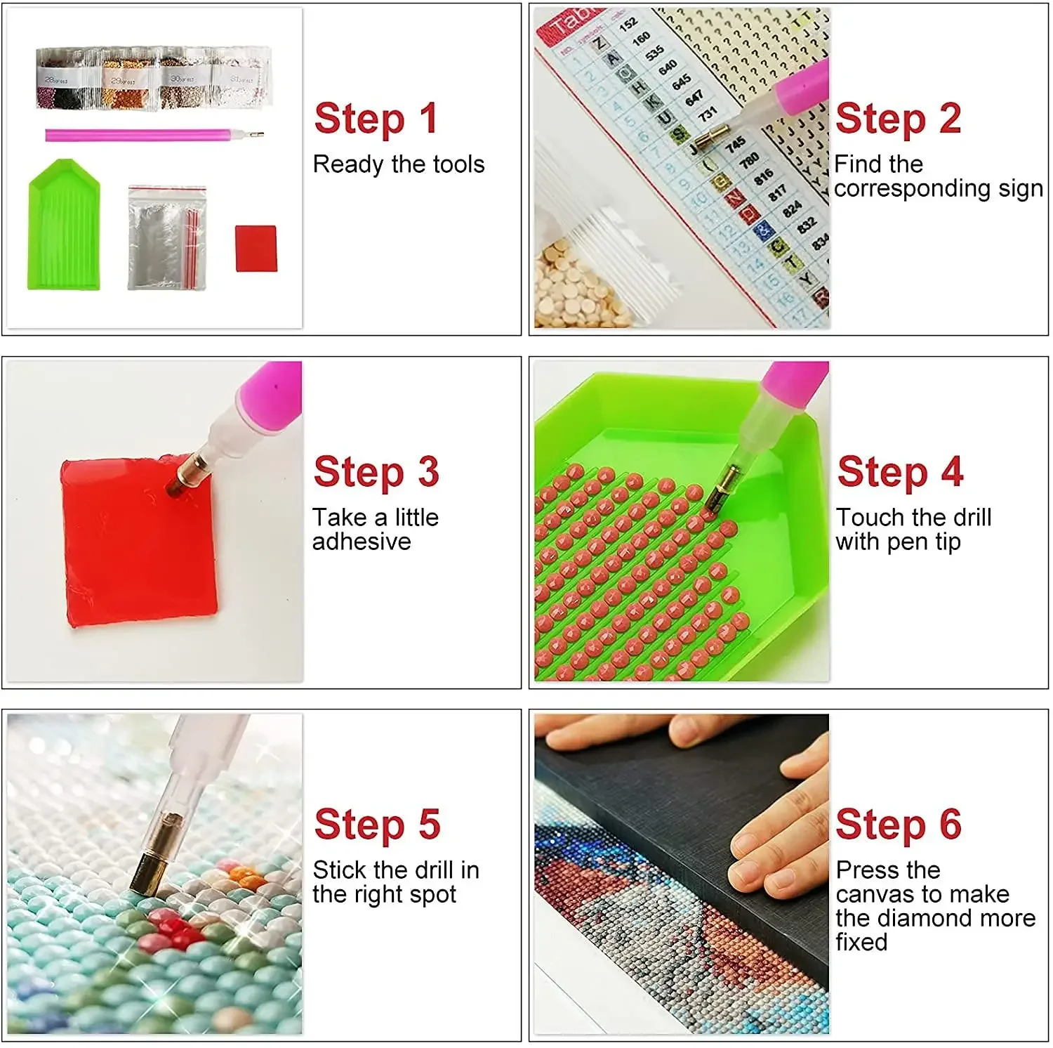 الماس اللوحة 5D DIY 100% كامل مربع/الحفر المستديرة ماندالا الأحجار الفن الملونة الفن الماس التطريز عبر غرزة ديكور