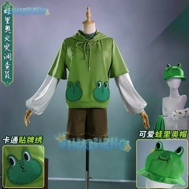 

2025 Identity V Florian Brand Fire Investigator Cosplay Costume Leonard Uniform Halloween Carnival Party Christmas Play Role