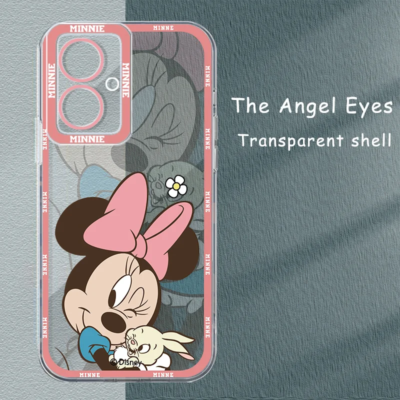 Disney Minne Mickey Angel Eye Handy hülle für Oppo 98 96 95 94 92 76 74 73 2020 72 79 78 60 58 57 2022 Funda Soft shell Cover