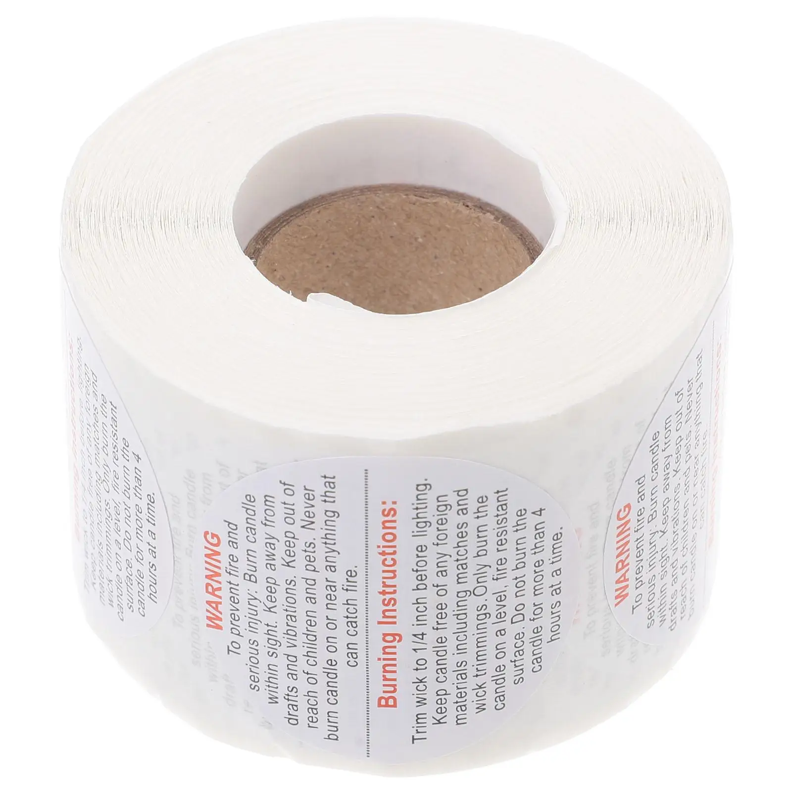 Warning Sticker Wax Melt Labels Stickers for Making Maker Candles Supplies