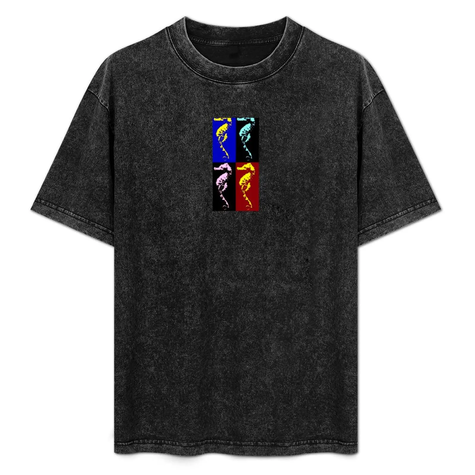 

Colorful Seahorses T-Shirt street wear anime stuff graphics anime figures mens shirts graphic tee