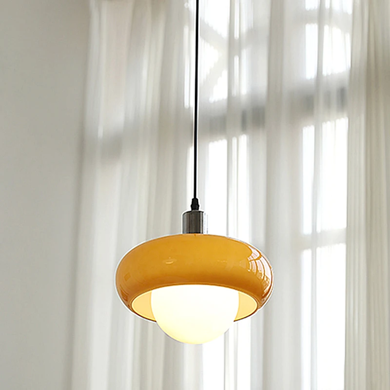 Kronleuchter aus Kunstglas für Flur, Schlafzimmer, Bar und Nachttisch - Mittelalterliche Französische Hängelampe