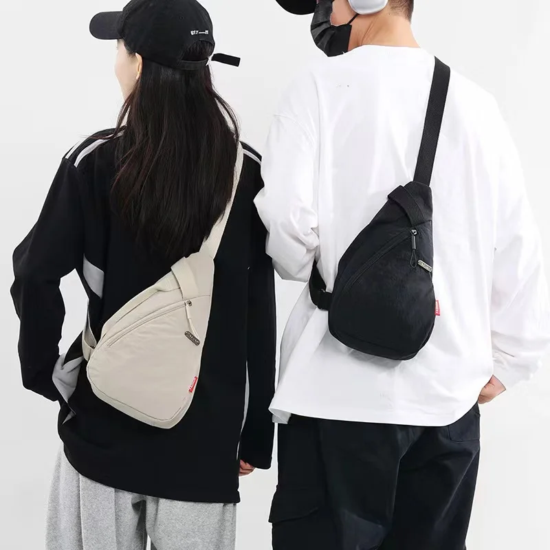 

Мужская повседневная сумка-кроссбоди из нейлона на молнии, в спортивном стиле, на одно плечо, для телефона