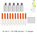 red S and 5 charger
