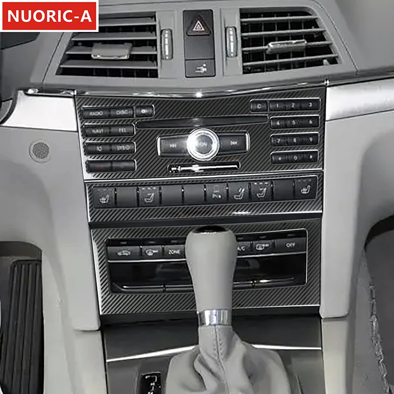 

Центральная консоль из нержавеющей стали, кондиционер, CD-панель, декоративная накладка для Mercedes Benz E Class Coupe W207 C207 2009-10