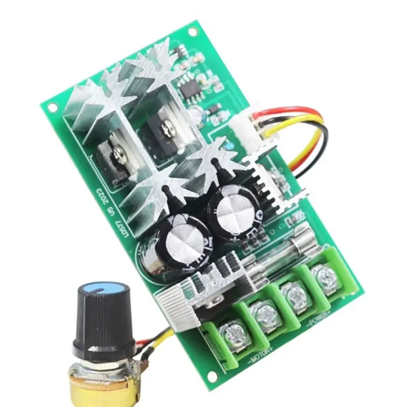 

Y43A-DC10-60V Motor Speed Regulator 12V 24V 36V 48V High Power Drive Module PWM Motor Speed Controller 20A Current Regulator