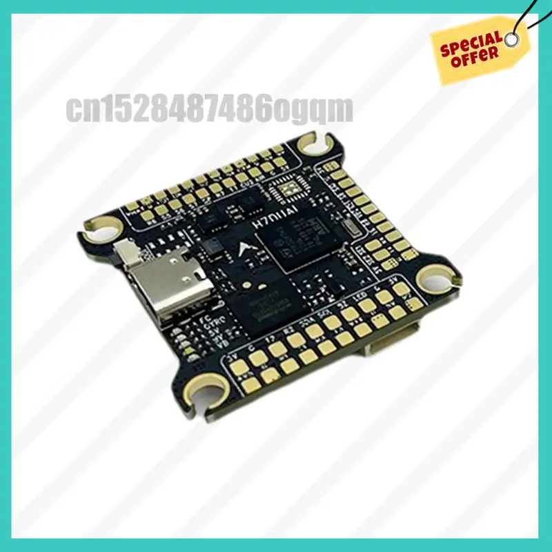 -ABJZ H743DUAL وحدة تحكم في الطيران Dual Gyro BMI270 3-6S OSD Baro، 30.5 مم × 30.5 مم Betaflight لطائرات بدون طيار RC FPV