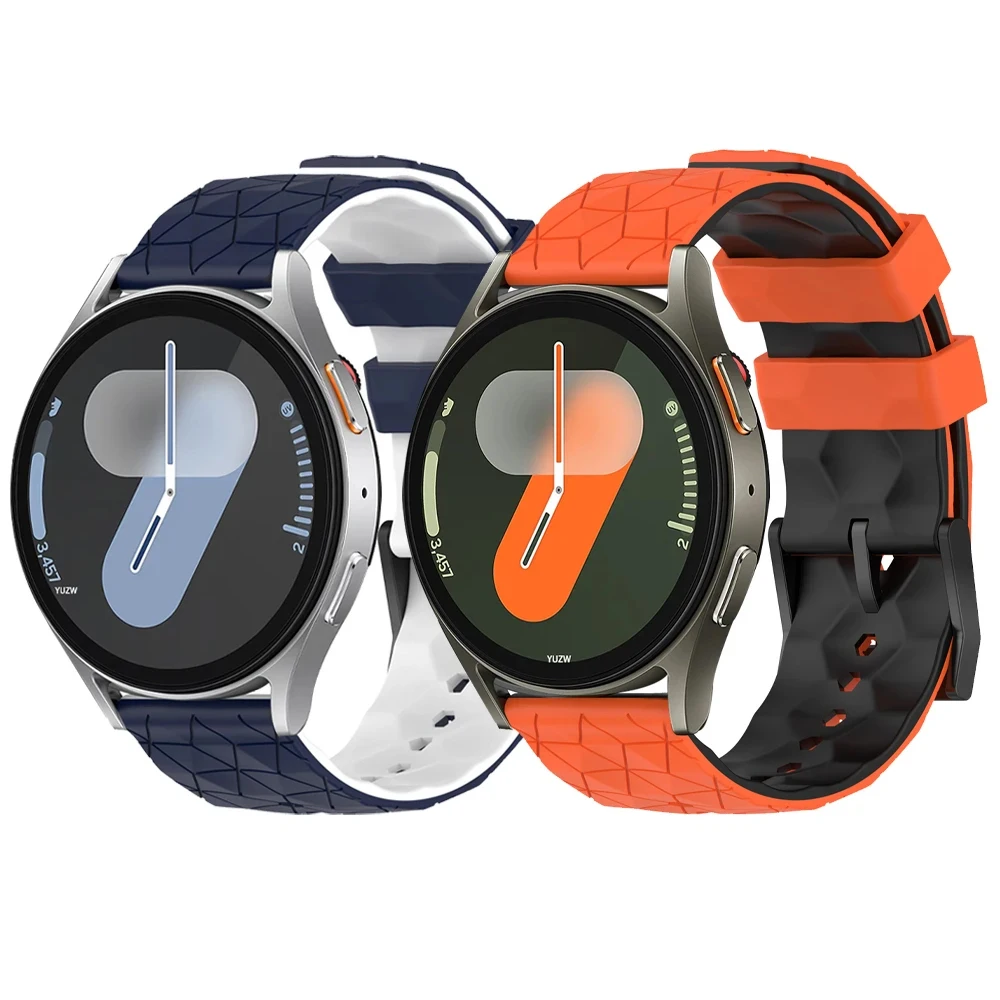 الرياضة سيليكون 20 مللي متر 22 مللي متر حزام ساعة اليد لساعة سامسونج جالاكسي 7 FE الفرقة Watch6/5/4 44/40 مللي متر 6 الكلاسيكية S3 لهواوي GT5 أساور