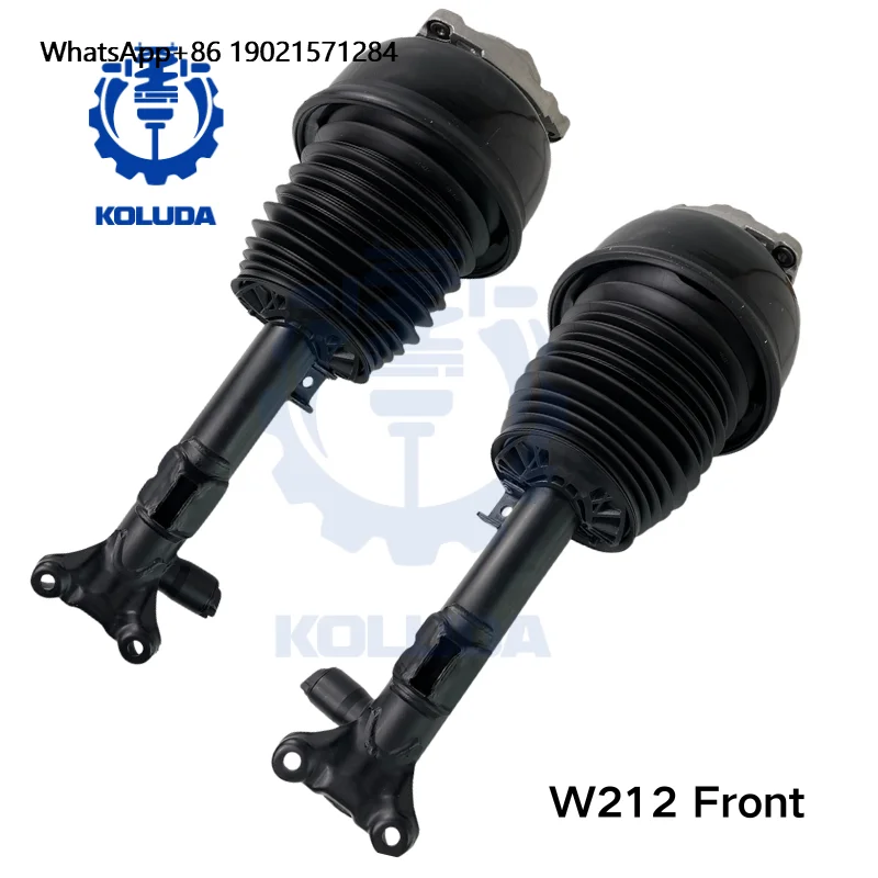 KOLUDA Pair Front Air Suspension Shock Absorber for Mercedes Benz E-Class W212 2WD A2123203138 A2123203238