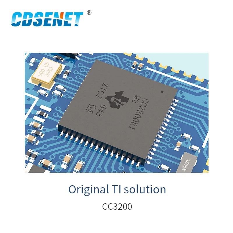 CC3200 2.4 GHz Wifi 모듈 CDSENET E103-W02 SMD Rf 송수신기 PCB 안테나 용 2.4 Ghz Wifi 송신기 수신기