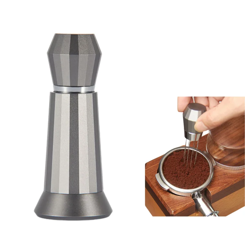 

Espresso Coffee Stirrer WDT Tool And Self-Aligning Stand Coffee Tamper Stirring Tool Stainless Steel Needles Coffee Accessories