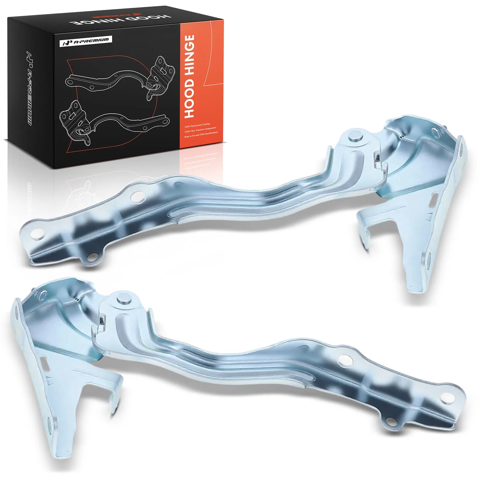 A-Premium Pair Front Driver & Passenger Side Hood Hinge for Kia Sorento 2021-2023
