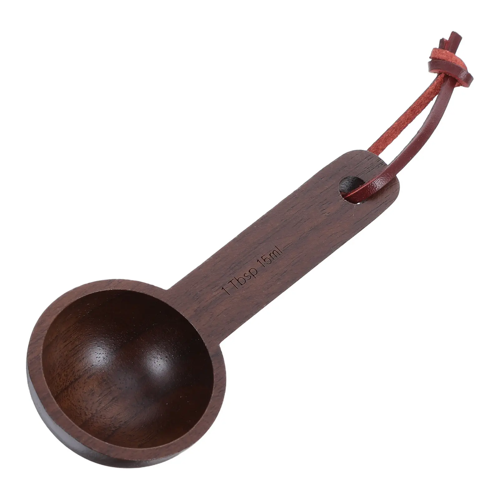 Wooden Coffee Scoop 15Ml Small Walnut Measuring Spoon Coffee Station Scoop for Beans Sugar Tea Salt Kitchen Accessories