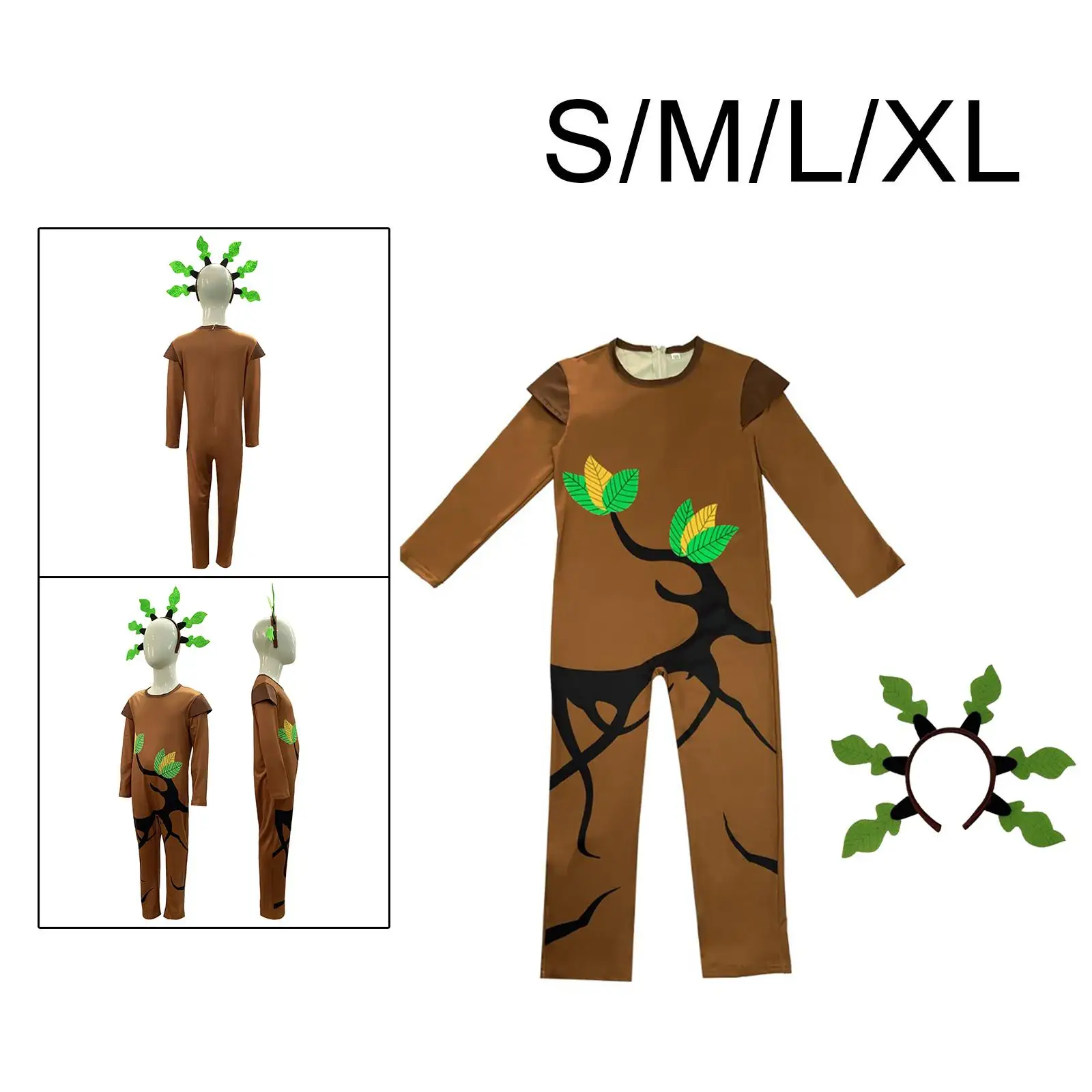 

Children Tree Costumes Suit for Carnivals Eco Friendly Themed Party Cosplay