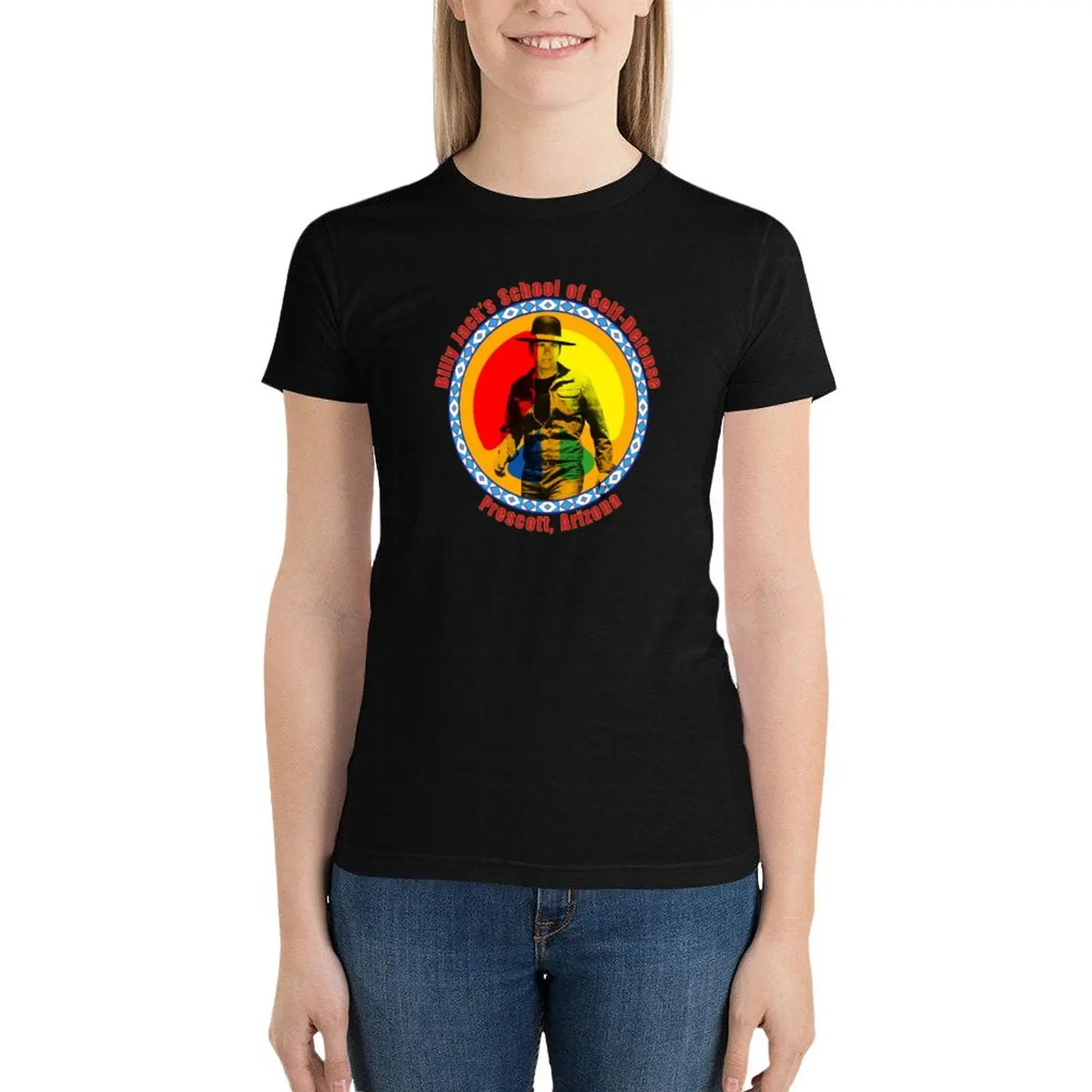 Billy Jack's School of Self Defense T-Shirt Female clothing cute tops tops for Women