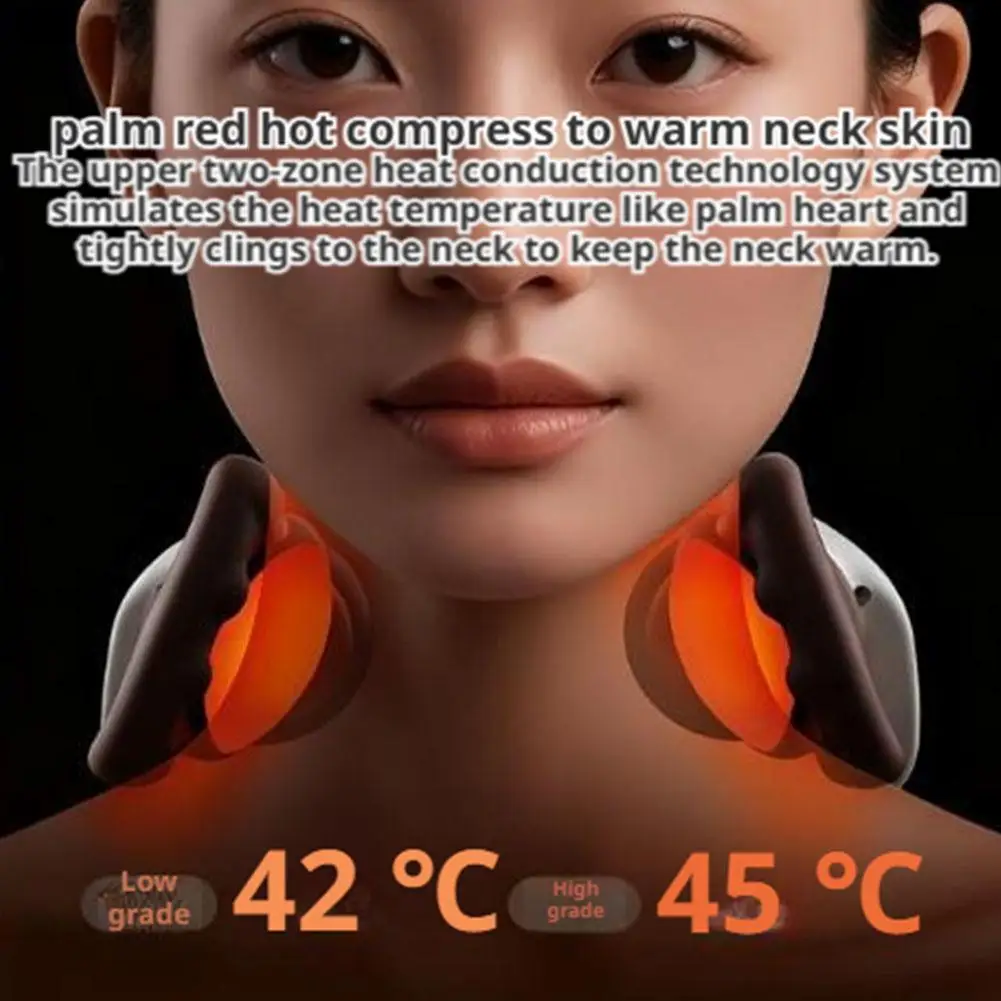 

Rechargeable Muscle Relaxation Massager For Neck Waist Leg Body Use Neck Shoulder Massager Electric Heated Back Massagers