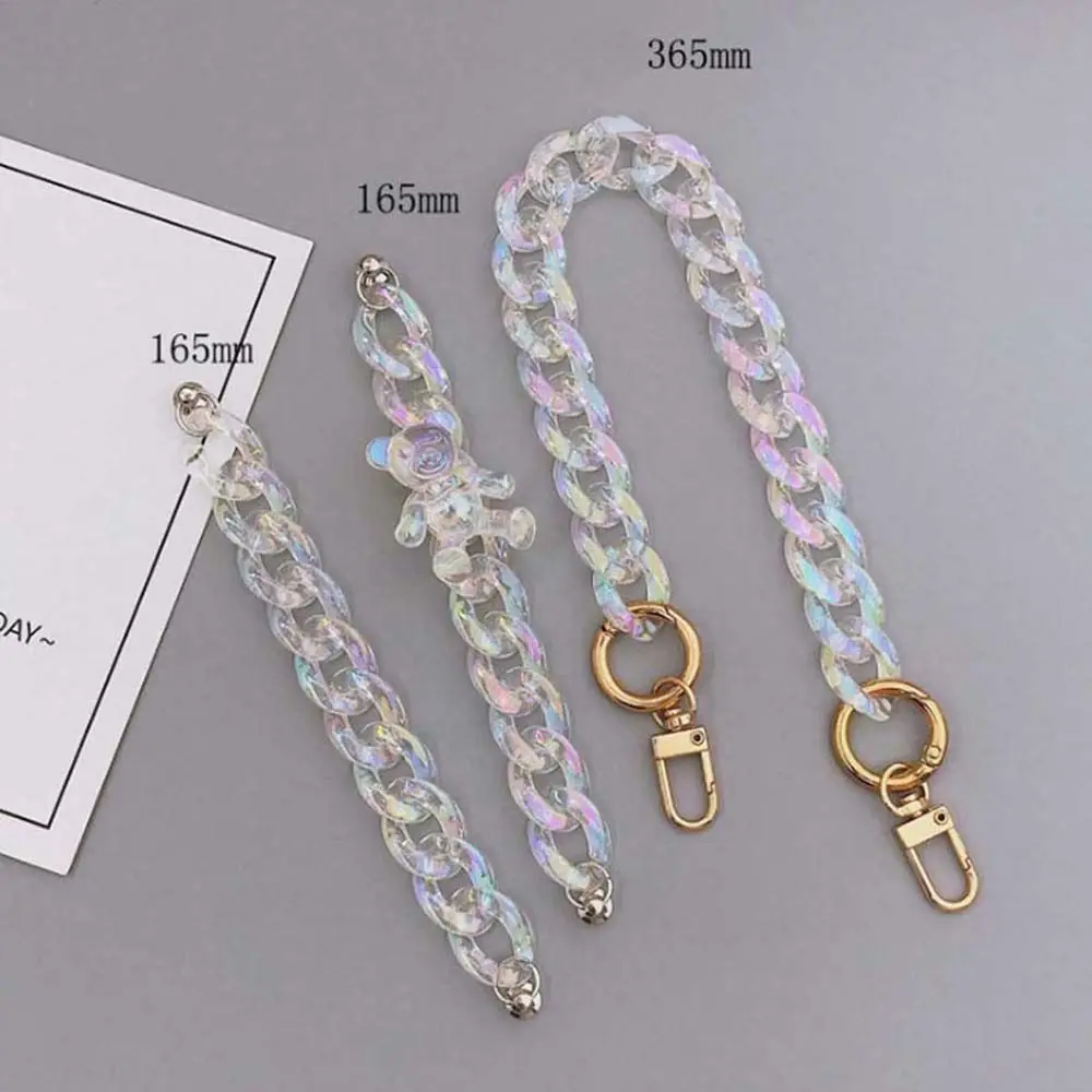 Transparent Color Mobile Phone Chain Phone Case Drop Hanging Chain Phone Fall Prevention Phone Loss Prevention Strap