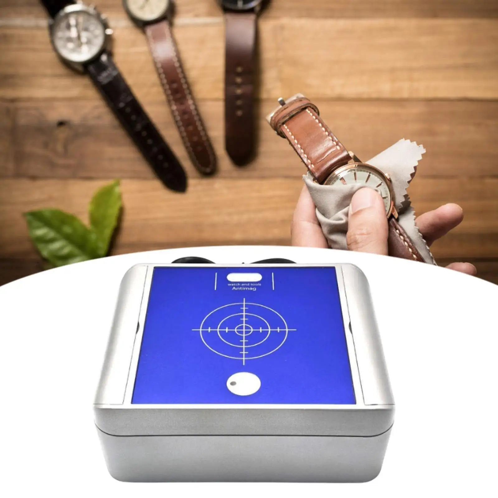 

Watch Demagnetizer Electrical Portable Compact High Efficiency Demagnetization Machine Watch Repair Tool Wristwatch Degausser