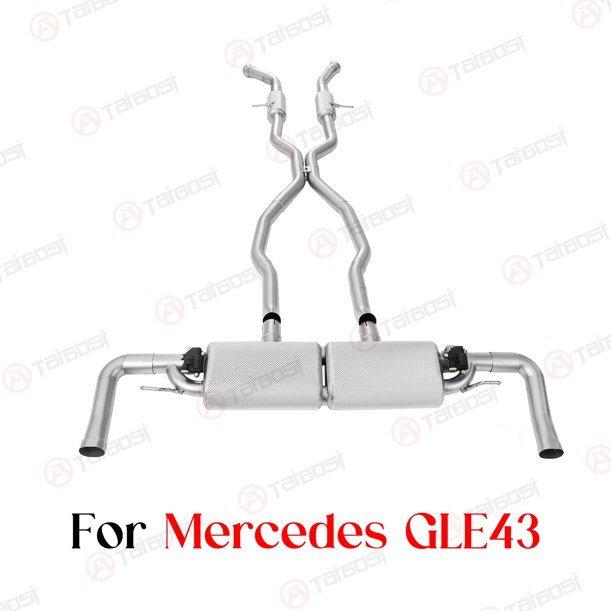 

Taibosi для Mercedes Benz AMG GLE43 3,0T, автомобильная выхлопная труба Catback, высокопроизводительный электрический глушитель клапана, пульт дистанционного управления
