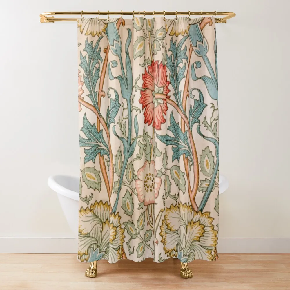 

Pink and Rose by William Morris Shower Curtain Cover Accessories For Shower And Services Curtain