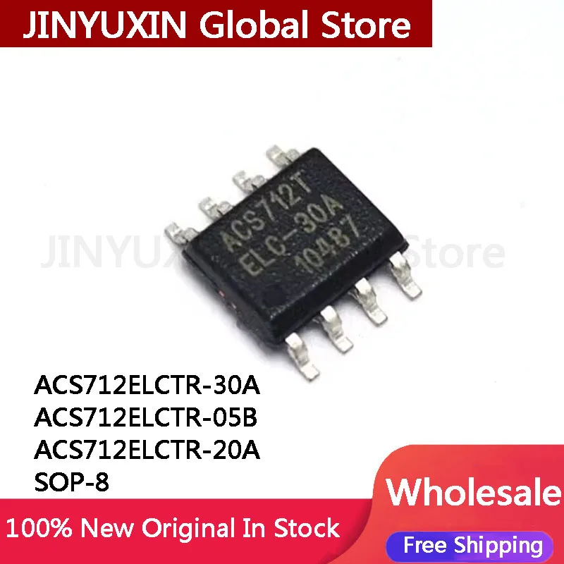 10szt ACS712ELCTR-20A SOP-8 ACS712-20A ACS712T ACS712TELC-20A ACS712 ACS712ELCTR-05B ACS712ELCTR-30A ACS712ELC-30A IC