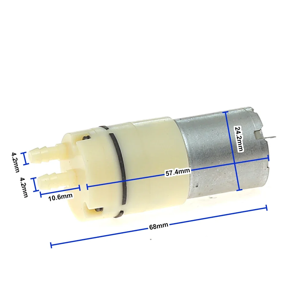 Micro Small 350 Motor Water Pump 33L/H DC 3.7V-6V 5V Diaphragm Self-priming Suction Pump DIY Tank Tea Table Pumping