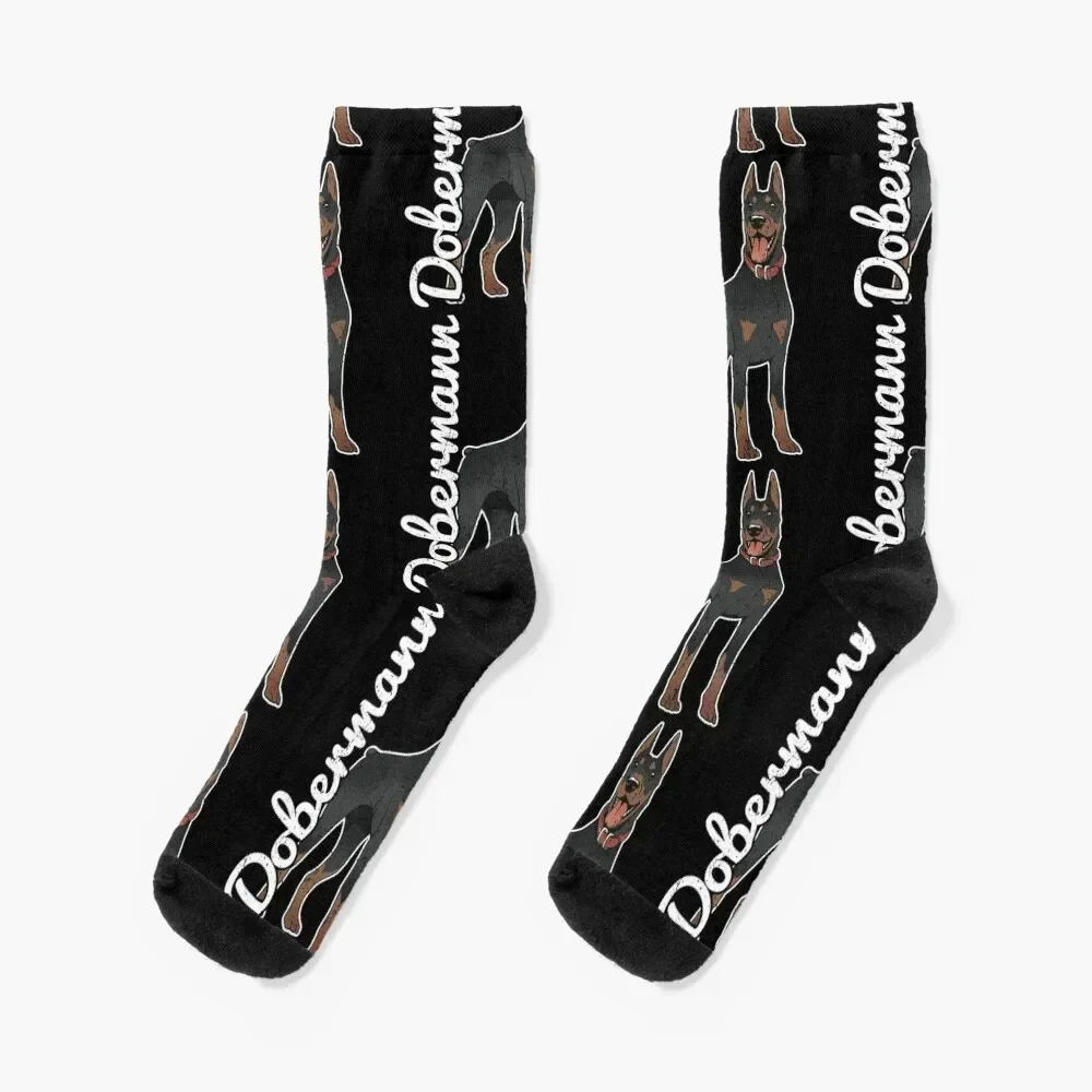 

Doberman Socks bright garter hiphop man gym Socks Men Women's