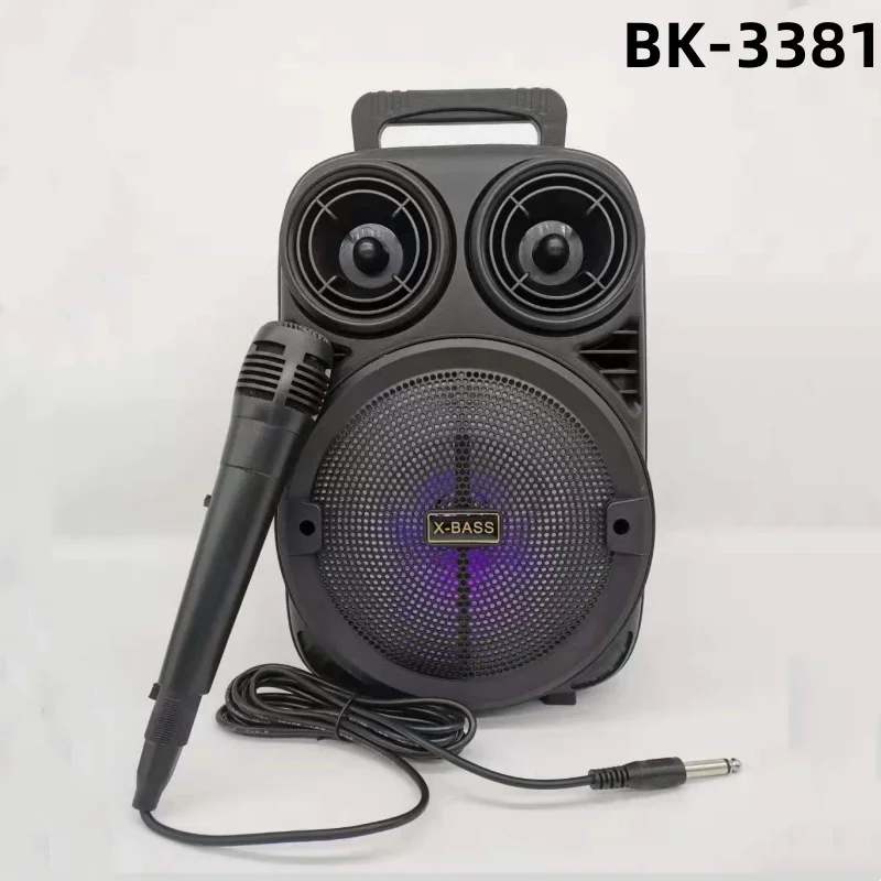 High Power Bluetooth Speaker Family Karaoke Wireless Portable Column 3D Stereo Subwoofer Music Party Speakers with Microphone