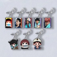 South Korea Kwon Jilong G-DRAGON Peripheral POWER Pendant Bag Acrylic Keychain Bag Decoration Gift Star Peripheral