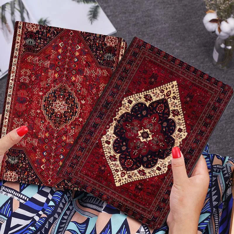 

Red Persian Style Rug Gift Tablet Case For Huawei Honor MatePad MediaPad Air 5 6 7 11 V6 V7 V8 V9 X9 X8 T10 T10s C5e T5