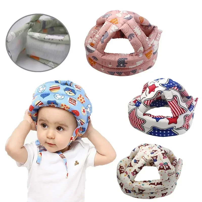 Casque de sécurité pour bébé, protection de la tête, équipement de sauna, coussretours anti-chute, bonnet anti-chute pour enfants, apprendre à