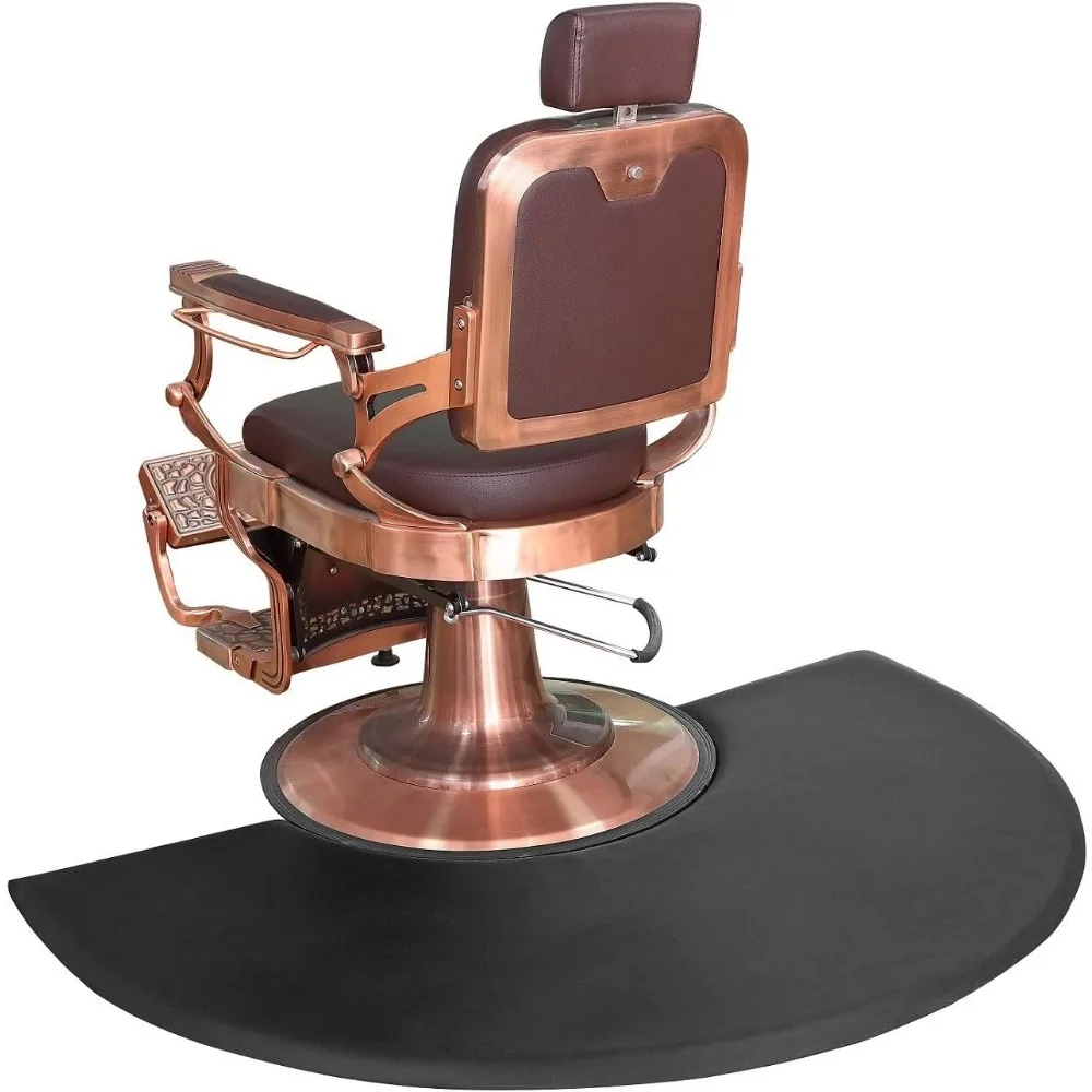 كرسي حلاقة مضاد للتعب بطول 5 أقدام × 3 أقدام مع قطع شبه دائرية لمتجر صالون الحلاقة مقاومة للانزلاق #4