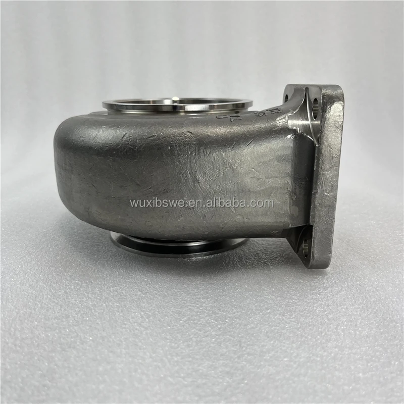 الشاحن التربيني الأصلي G40 دوران قياسي الفولاذ المقاوم للصدأ التوربينات الإسكان 757707-0033 AR0.95 T4 G40-900 G40-1150 #5