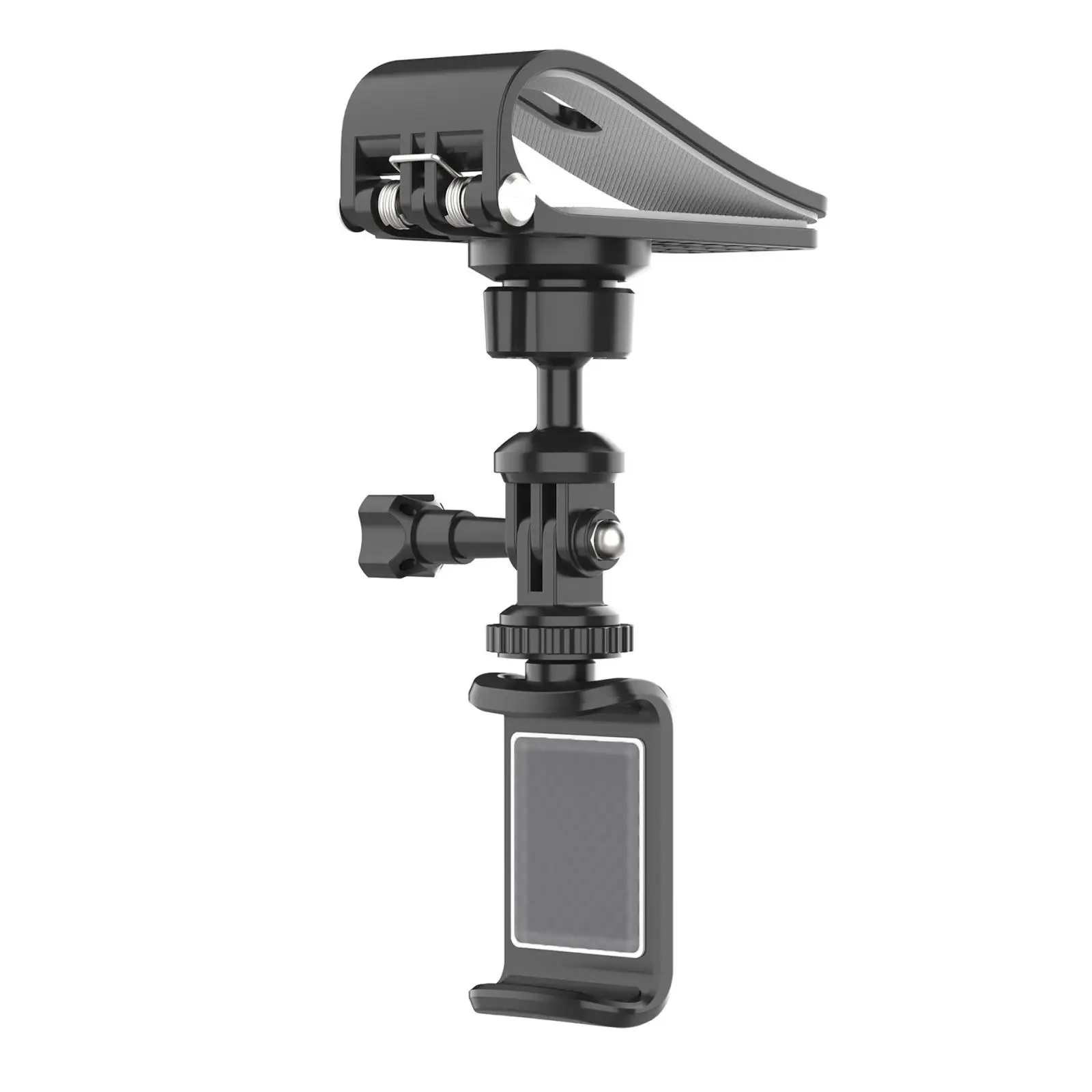 

Universal Car Sun Visor Snap-on Bracket Mount Panoramic Action Phone Vehicle Base Holder with Phone Clip