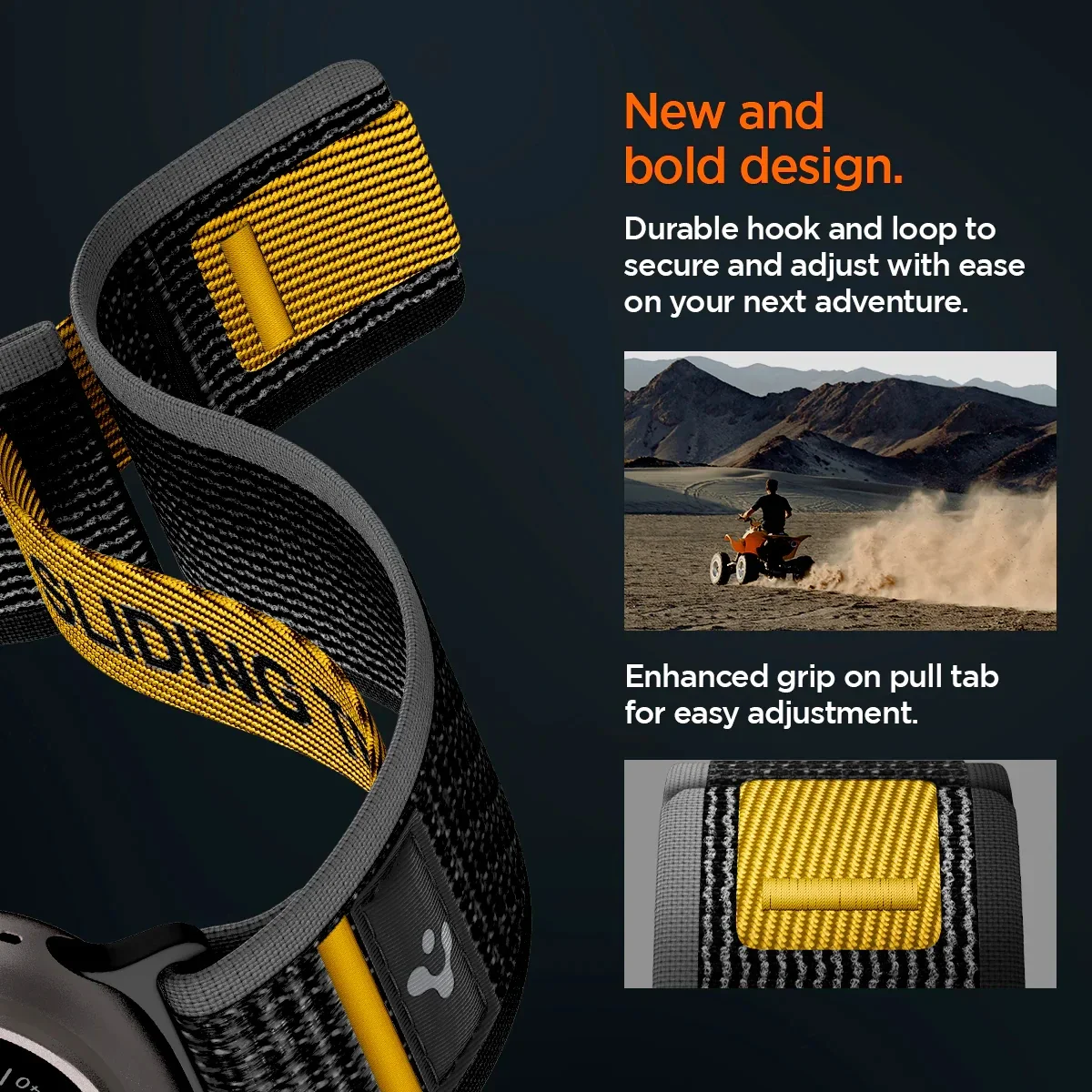 Pasek sportowy Spigen do Apple Watch Athlex Air, kompatybilny z 3/2/1 49mm, 11/10 46mm, 9/8/7 45mm, SE3/SE2/SE/6/5/4 44mm — zdjęcie produktu 4