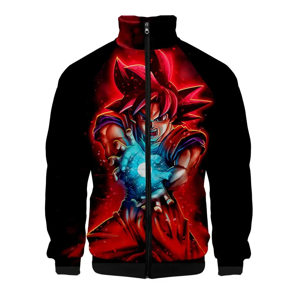 Dragon Ball 3D Print Zipper felpa con cappuccio Cool Fashion uomo/donna/bambini felpe con cappuccio a maniche lunghe felpa Casual Cosplay Jacket