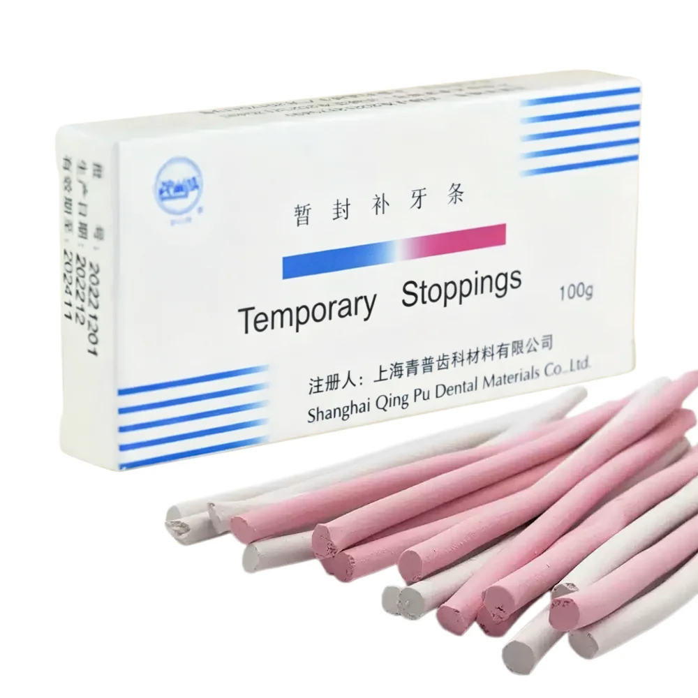 100g Dental Temporary Stopping Thermoplastic Root Canal Temporary Sealing Material Heat Softenable for Root Canal Access Closure