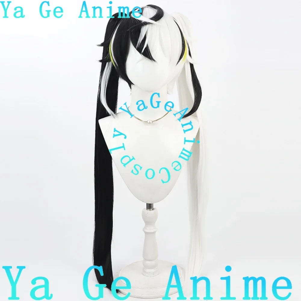 Wig Cosplay Ya Ge Anime Unison Koushi Cat Shark Wigtail Anime Reality Show Game Role-playing Wig Digunakan untuk Pesta Dansa Anime