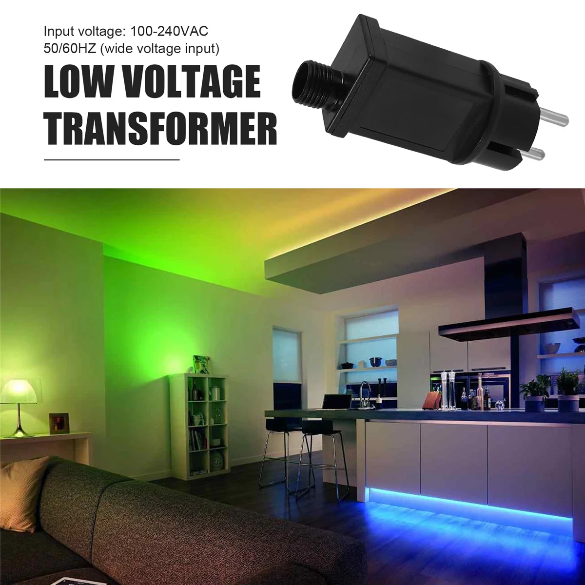 อะแดปเตอร์ไฟ 12V 12W สว่างเสมอ/กระพริบไดรฟ์ LED ไดร์เวอร์กันน้ํา IP44 Power Adapter หายาก