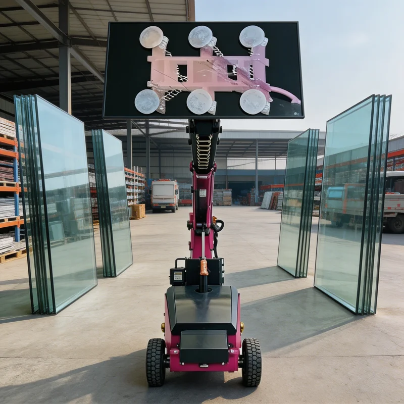 400kg Glass Installation Robot 4 Suction Pads Vacuum Lifter Machine Manufacturer Direct Sale Automatic Glazing Robot Factory
