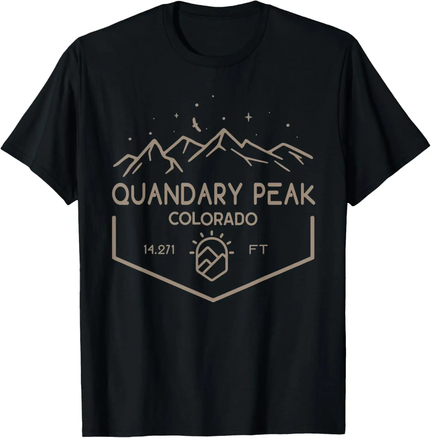 

Quandary Peak 14,271 Ft. Colorado Mountains T-Shirt