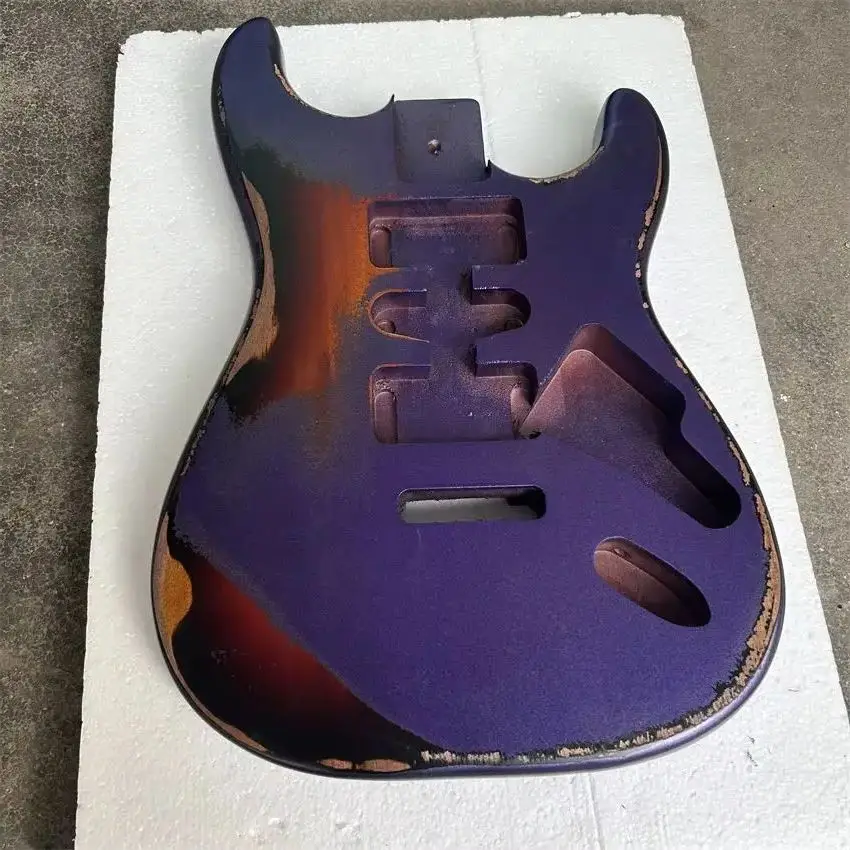 New purple electric guitar body,  wholesale and retail.