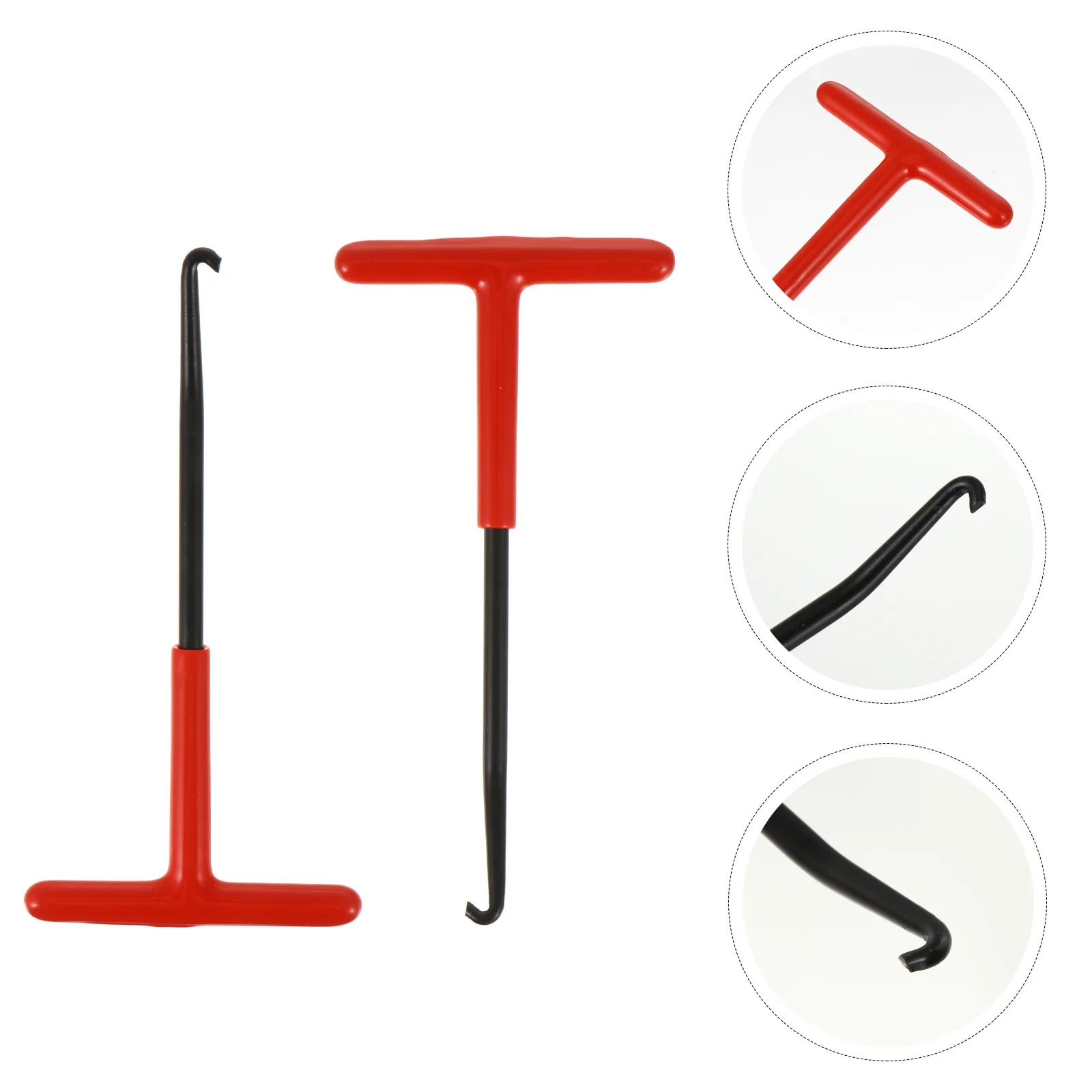 

2pcs Exhaust Spring Hook For Motorbike Premium Steel T-Hook Thickened Rod Long Handle Tool Motorcycle Puller Tailpipe Spring