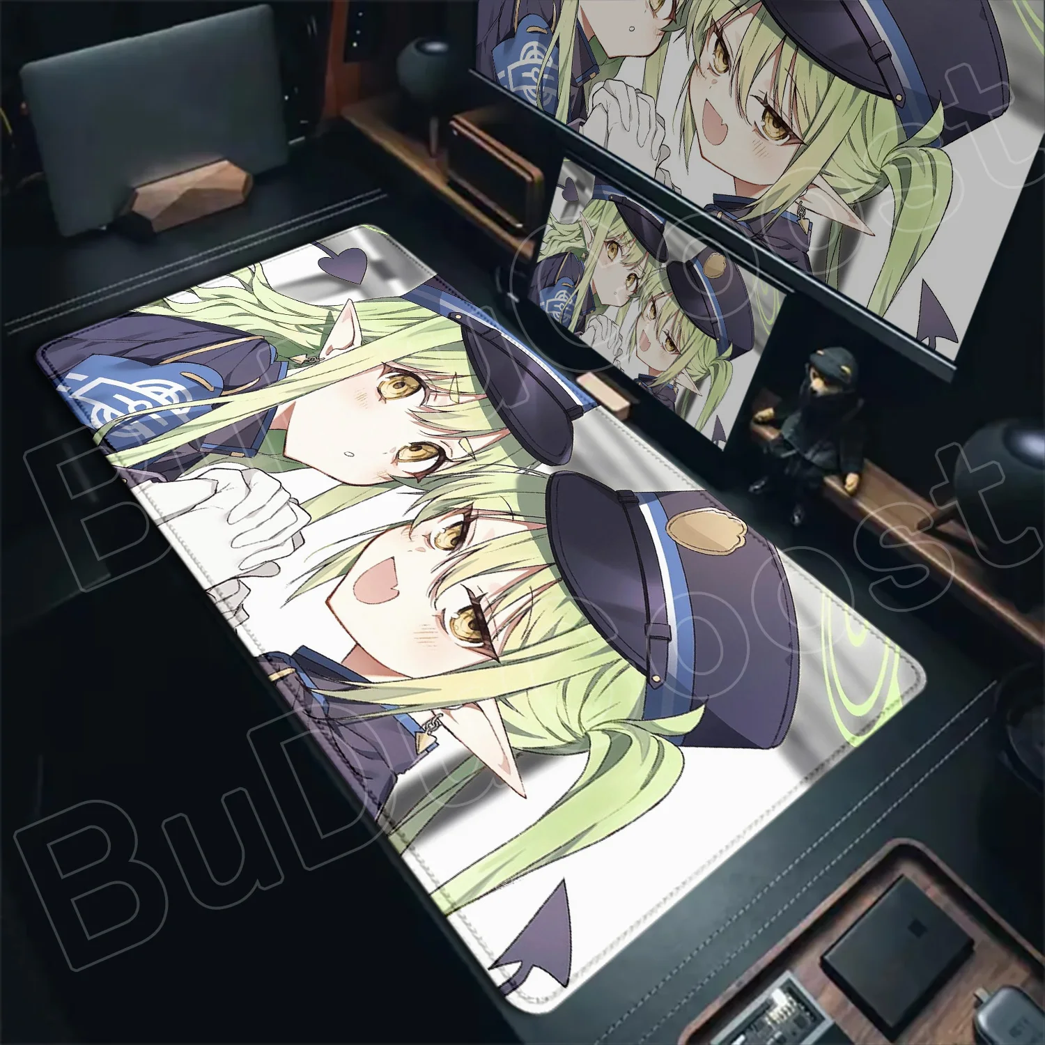 

Anime Laptop Pad Rubber Gaming Accessories Blue Archive Tachibana Twins XXL HD Large Mouse Pad 900x400mm Gamer Desk Keyboard Mat