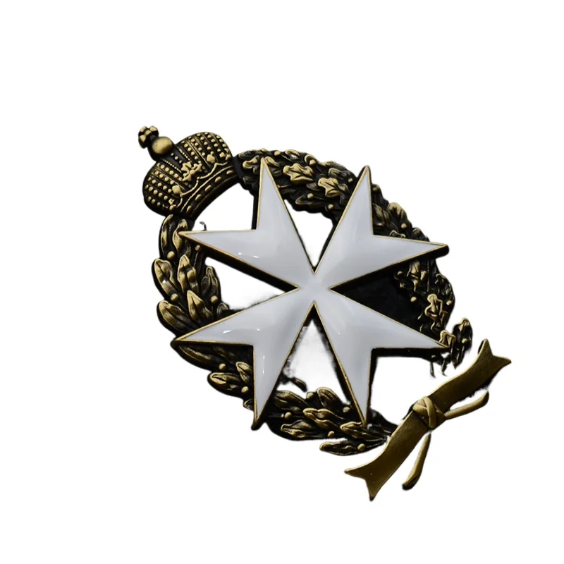Eastern Front Reproduction Russian St. John of Malta Iron Cross Badge Crown Order of the Empire Commemorative Medal
