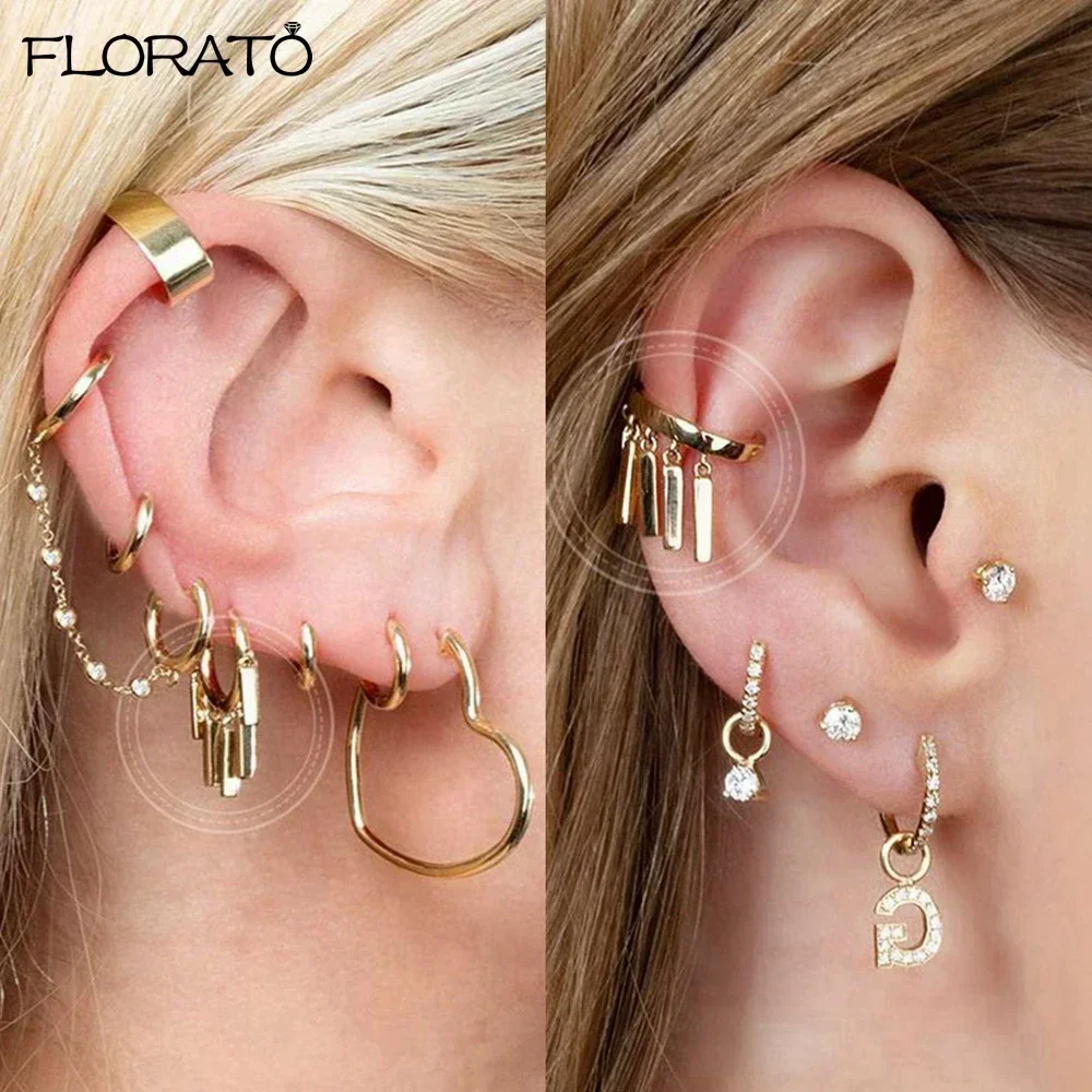 925 Silver Needle New Popular Design 18K Gold Earring Fashion Star/Spherical Tassel Drop Earring for Women Jewelry Weddings