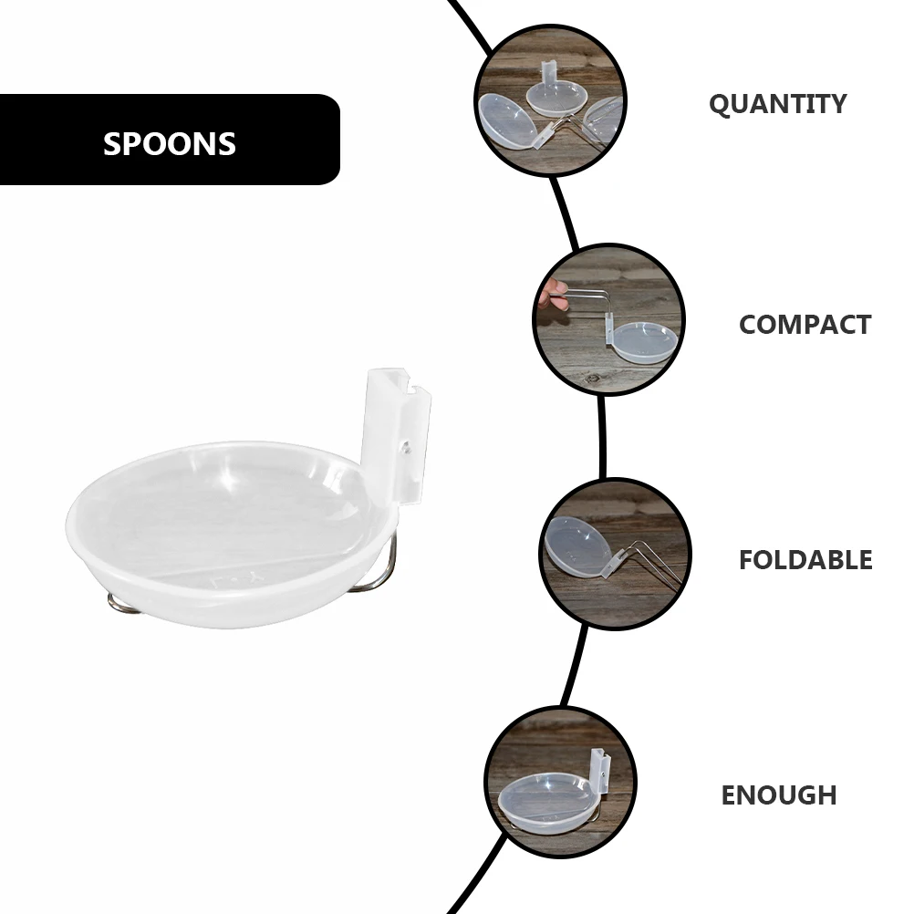 

5Pcs Camping Soup Spoons Foldable Heat Resistant Spoons Set for Outdoor Adventure Picnic Bbq Kitchen Utensils Kitchen Utensils