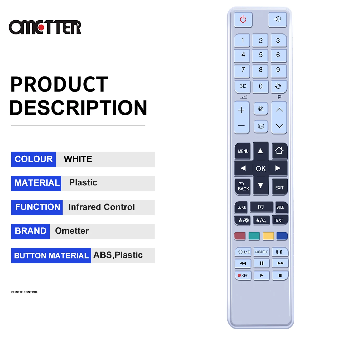 NEUE CT-8040 Für Toshiba 3D TV Fernbedienung 24D3434DB 32D3454DB 48L5455R 48L5441DG