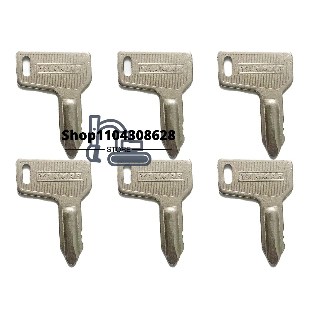 1PC/6PCS/10PCS 301 Excavator Ignition Key for Yanmar Engineering Vehicle Accessory VIO15, VIO15-2, VIO17