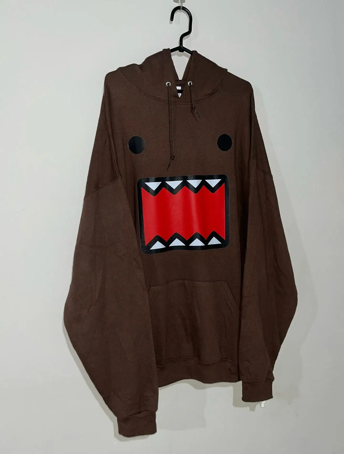 Y2k Retro Brown Domo Cartoon Funny Printed Hoodies Casual Streetwear Sweatshirts Oversized Hoodie Spring winter jacket men